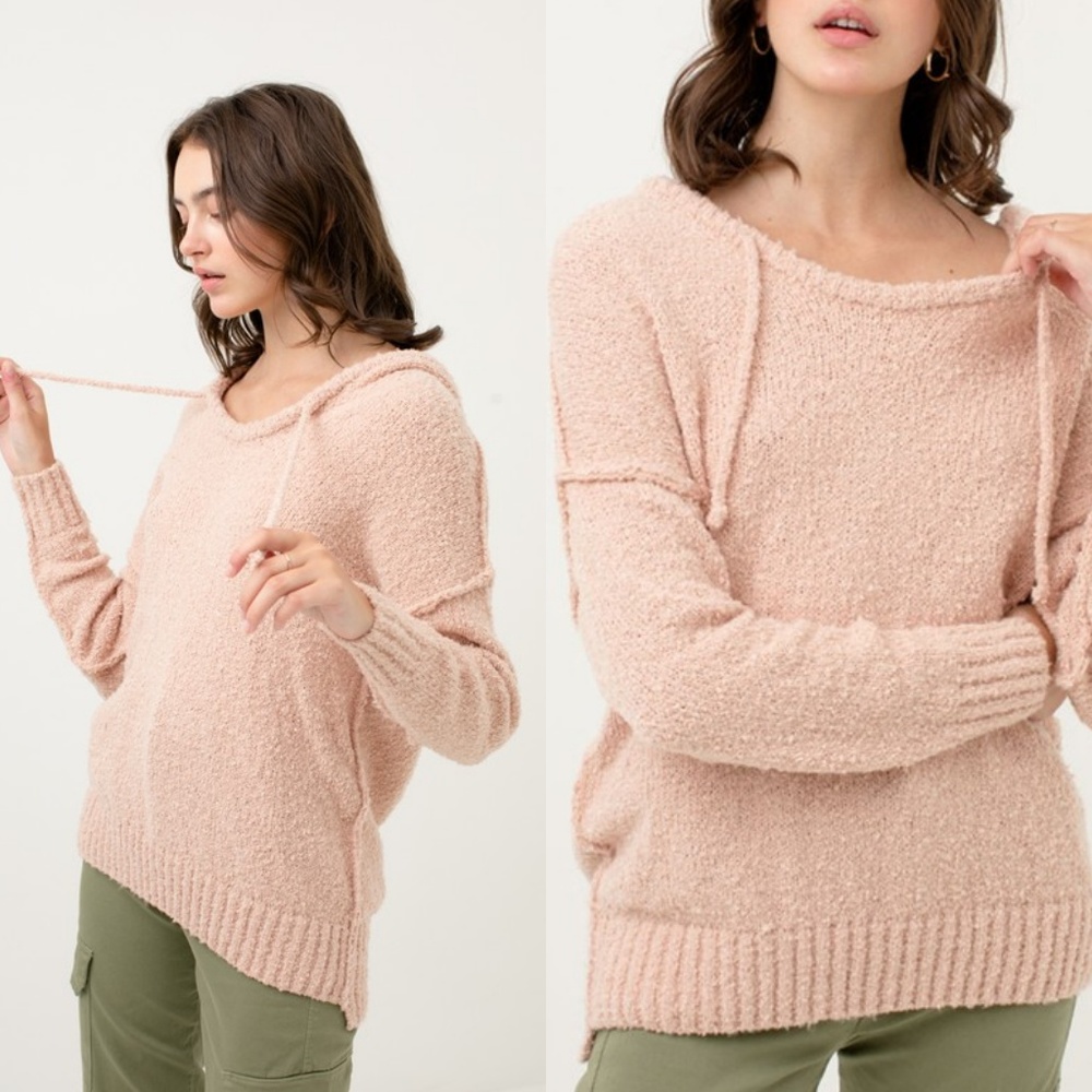 NEW Pink Soft Fuzzy Hoodie